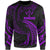 Kosrae Polynesian Sweater - Purple Tribal Wave Unisex Purple - Polynesian Pride