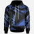 Tokelau Hoodie Polynesian Tattoo Blue Version Unisex Blue - Polynesian Pride