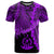 Vanuatu Polynesian T Shirt Tribal Wave Tattoo Purple Unisex Purple - Polynesian Pride