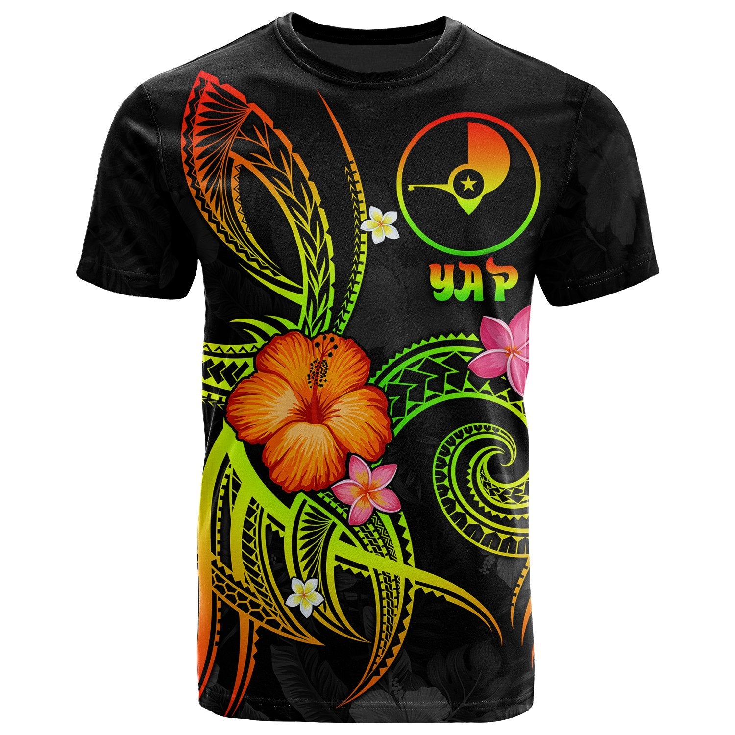 YAP Polynesian T Shirt Legend of YAP (Reggae) Unisex Art - Polynesian Pride