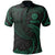 Tahiti Polynesian Polo Shirt Green Tribal Wave Unisex Green - Polynesian Pride