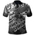 American Samoa Polynesian Polo Shirt Eagle Tribal Pattern Unisex Black - Polynesian Pride