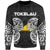 Tokelau Polynesian Sweater - Spirit Style White Unisex White - Polynesian Pride