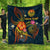 Polynesian Tahiti Personalised Premium Quilt - Legend of Tahiti (Blue) - Polynesian Pride