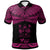 Fiji Polo Shirt Polynesian Tattoo Pink Version Unisex Pink - Polynesian Pride