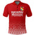 Custom Tonga Haapai Polo Shirt Tongan Pattern LT12 Unisex Red - Polynesian Pride