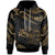 Fiji Hoodie Polynesian Tattoo Gold Version Unisex Gold - Polynesian Pride