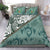 Pohnpei Bedding Set - Leaves And Turtles Green - Polynesian Pride