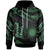 Marshall Islands Hoodie Polynesian Tattoo Green Version Unisex Green - Polynesian Pride