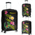 Pohnpei Polynesian Luggage Covers - Plumeria Tribal Black - Polynesian Pride