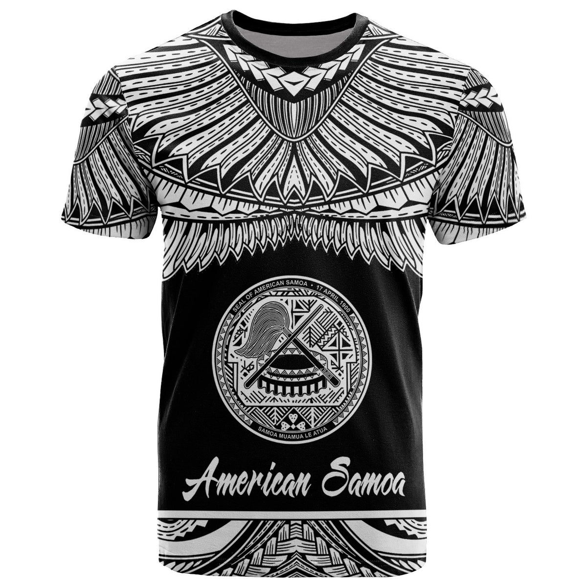 American Samoa Polynesian T Shirt American Samoa Pride White Version White - Polynesian Pride
