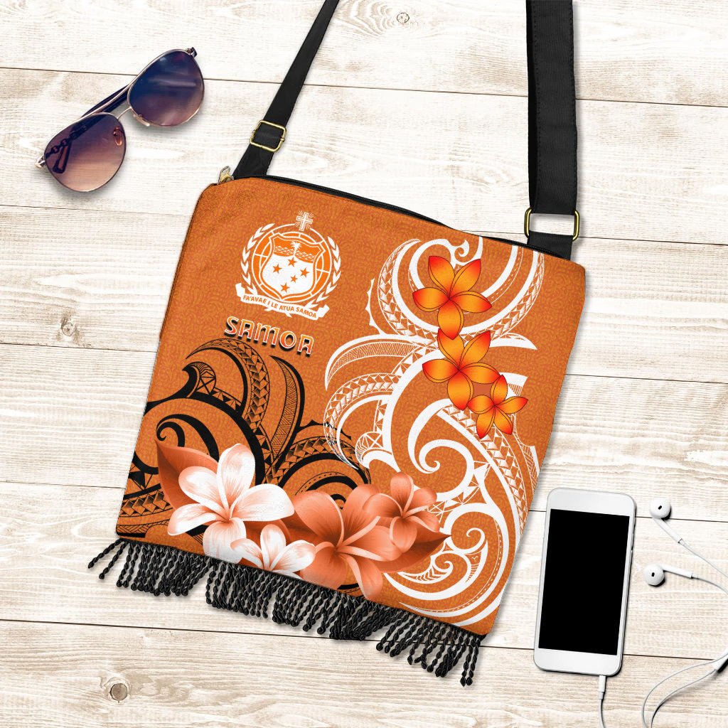 Samoa Boho Handbag - Samoan Spirit One Style One Size Orange - Polynesian Pride