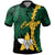 Papua New Guinea Enga Province Polynesian Polo Shirt Tribal Wave Tattoo Unisex Green - Polynesian Pride