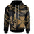 Wallis and Futuna Hoodie Polynesian Tattoo Gold Version Unisex Gold - Polynesian Pride