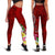 Tahiti Legging - Turtle Plumeria (Red) - Polynesian Pride