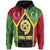 Polynesian Vanuatu Custom Hoodie Vanuatu Flag and Coat of Arms Unisex Reggae - Polynesian Pride