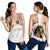 hawaiiRacerback Tank - Kanaka Mililani High School Racerback Tank Demodern Style AH White - Polynesian Pride