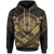 American Samoa Hoodie AS Gold Seal Polynesian Patterns Unisex Gold - Polynesian Pride