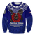 Custom American Samoa Independence Anniversary Pride Sweatshirt - LT12 Unisex Blue - Polynesian Pride