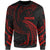 Chuuk Polynesian Sweater - Red Tribal Wave Unisex Red - Polynesian Pride