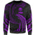 Federated States Of Micronesia Polynesian Sweater - Purple Tribal Wave Unisex Purple - Polynesian Pride