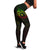 Chuuk Micronesia Women's Legging - Reggae Turtle Hibiscus Flower Frame Vintage - Polynesian Pride