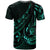 Wallis and Futuna T Shirt The Flow of The Ocean Green - Polynesian Pride