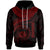 Polynesian Hawaii Hoodiean Waves (Red) Unisex Red - Polynesian Pride