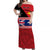 (Custom Personalised) Papua New Guinea and New Zealand Off Shoulder Long Dress Polynesian PNG and NZ LT13 Long Dress Red - Polynesian Pride