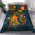 Papua New Guinea Polynesian Personalised Bedding Set - Legend of Papua New Guinea (Blue) Blue - Polynesian Pride