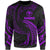 Hawaii Polynesian Sweater - Purple Tribal Wave Unisex Purple - Polynesian Pride