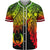 Pohnpei Polynesian Baseball Shirt - Tribal Wave Tattoo Reggae Unisex Reggae - Polynesian Pride