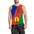 New Caledonia Men Tank Top - Flag Style - LT12 Red - Polynesian Pride