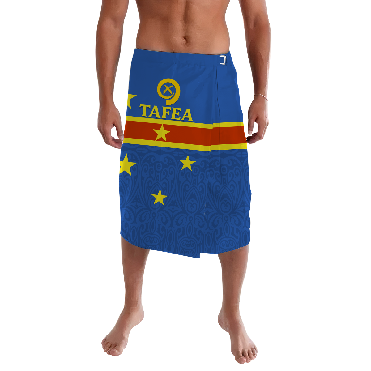 Tafea Vanuatu Province Lavalava Flag Style LT12 Lavalava Blue - Polynesian Pride