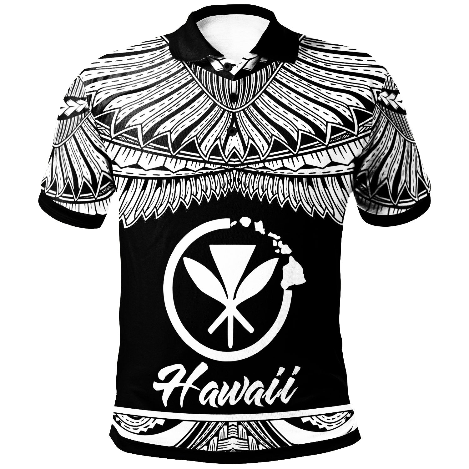 Hawaii Polynesian Polo Shirt Hawaii Pride White Version Unisex White - Polynesian Pride