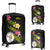 Niue Polynesian Luggage Covers - Plumeria Tribal Black - Polynesian Pride