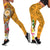 FSM Legging - Turtle Plumeria (Gold) Gold - Polynesian Pride