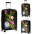 Marshall Islands Polynesian Luggage Covers - Plumeria Tribal Black - Polynesian Pride