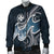 Wallis and Futuna Polynesian Men's Bomber Jacket - Ocean Style - Polynesian Pride