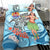 French Polynesia Bedding Set - Polynesian Girls With Shark - Polynesian Pride