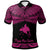 Papua New Guinea Polo Shirt Polynesian Tattoo Pink Version Unisex Pink - Polynesian Pride