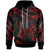 Kosrae Micronesia Hoodie Polynesian Tattoo Red Version Unisex Red - Polynesian Pride