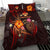 Wallis and Futuna Polynesian Personalised Bedding Set - Legend of Wallis and Futuna (Red) - Polynesian Pride