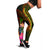 Marshall Islands Polynesian Women's Leggings - Hibiscus and Banana Leaves Reggae - Polynesian Pride