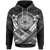 American Samoa Hoodie AS White Seal Polynesian Patterns Unisex White - Polynesian Pride