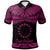 Cook Islands Polo Shirt Polynesian Tattoo Pink Version Unisex Pink - Polynesian Pride