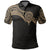 Tahiti Polynesian Polo Shirt Gold Heart Shield Unisex GOLD - Polynesian Pride