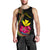 Hawaii Polynesian Fish Hook Hibiscus Men Tank Top - LT12 - Polynesian Pride