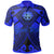 Fsm Custom Polo Shirt Blue Seal with Polynesian Tattoo Unisex Blue - Polynesian Pride