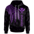 Polynesian Hawaii Kanaka Maoli Hoodie Polynesian Wings (Purple) Unisex Purple - Polynesian Pride